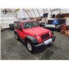 Image 10 : PARKSVILLE - 2013 JEEP WRANGLER, RED, 193282 KMS, 4X4. - D679325