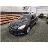 Image 4 : PARKSVILLE - 2013 CHEVY MALIBU, BLACK, 162339 KMS, FRONT WHEEL DRIVE. - D132545
