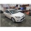 Image 10 : PARKSVILLE - 2014 FORD FOCUS TITANIUM, WHITE, 128288 KMS, FRONT WHEEL DRIVE. - D273364