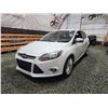 Image 3 : PARKSVILLE - 2014 FORD FOCUS TITANIUM, WHITE, 128288 KMS, FRONT WHEEL DRIVE. - D273364