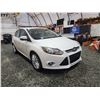 Image 9 : PARKSVILLE - 2014 FORD FOCUS TITANIUM, WHITE, 128288 KMS, FRONT WHEEL DRIVE. - D273364