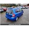 Image 10 : DUNCAN - 2008 HONDA FIT, BLUE, 249890 KMS, FRONT WHEEL DRIVE. - J803220