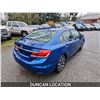 Image 10 : DUNCAN - 2013 HONDA CIVIC, BLUE, 361607 KMS, FRONT WHEEL DRIVE. - D003302
