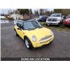 Image 6 : DUNCAN - 2003 MINI COOPER, YELLOW, 177280 KMS, FRONT WHEEL DRIVE. - DE15068