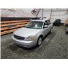 Image 4 : PARKSVILLE - 2005 FORD 500, SILVER, 61695 KMS, ALL WHEEL DRIVE. - B193939