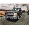 Image 3 : PARKSVILLE - 2012 CHEVY SILVERADO, BLACK, 394232 KMS, 4X4. - D109782