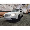 Image 1 : PARKSVILLE - 2011 SUBARU FORESTER, WHITE, 209589 KMS, ALL WHEEL DRIVE. - D708670