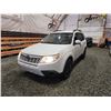 Image 3 : PARKSVILLE - 2011 SUBARU FORESTER, WHITE, 209589 KMS, ALL WHEEL DRIVE. - D708670