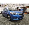Image 8 : PARKSVILLE - 2014 KIA FORTE, BLUE, 144307 KMS, FRONT WHEEL DRIVE. - D246056