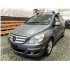 Image 3 : PARKSVILLE - 2010 MERCEDES B200, SILVER, 137588 KMS, FRONT WHEEL DRIVE. - D509223