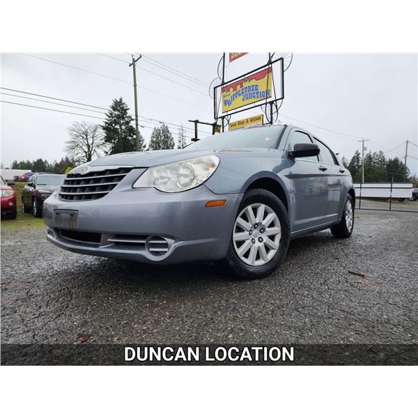 DUNCAN - 2007 CHRYSLER SEBRING, BLUE, 115827 KMS, FRONT WHEEL DRIVE. - D611216