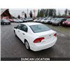 Image 14 : DUNCAN - 2008 HONDA CIVIC, WHITE, 194184 KMS, FRONT WHEEL DRIVE. - J118944