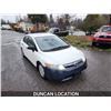 Image 6 : DUNCAN - 2008 HONDA CIVIC, WHITE, 194184 KMS, FRONT WHEEL DRIVE. - J118944