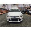 Image 6 : PARKSVILLE - 2014 FORD FOCUS TITANIUM, WHITE, 128288 KMS, FRONT WHEEL DRIVE. - D273364