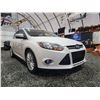Image 8 : PARKSVILLE - 2014 FORD FOCUS TITANIUM, WHITE, 128288 KMS, FRONT WHEEL DRIVE. - D273364
