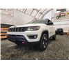 Image 2 : PARKSVILLE - 2018 JEEP COMPASS, WHITE, 182385 KMS, FOUR WHEEL DRIVE. - D410226