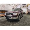 Image 2 : PARKSVILLE - 2008 FORD EXPLORER, RED, 255320 KMS, FOUR WHEEL DRIVE. - JA99199