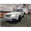 Image 1 : PARKSVILLE - 2011 SUBARU FORESTER, WHITE, 209589 KMS, ALL WHEEL DRIVE. - D708670
