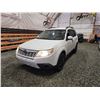 Image 3 : PARKSVILLE - 2011 SUBARU FORESTER, WHITE, 209589 KMS, ALL WHEEL DRIVE. - D708670