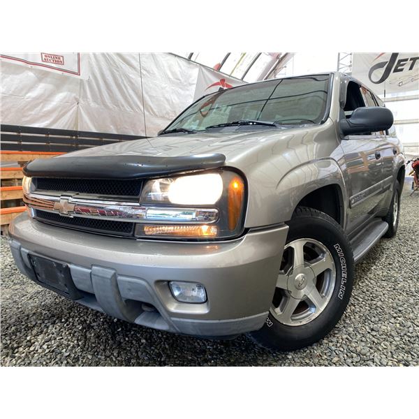 PARKSVILLE - 2002 CHEVROLET TRAILBLAZER 254515 KMS 4X4- D235751