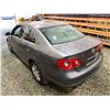 Image 18 : PARKSVILLE - 2006 VOLKSWAGEN JETTA 153038 KMS GREY FRONT WHEEL DRIVE - D615470