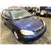Image 10 : PARKSVILLE- 2006 TOYOTA COROLLA 299,999 KMS BLUE FRONT WHEEL DRIVE - B640130