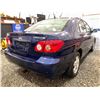 Image 15 : PARKSVILLE- 2006 TOYOTA COROLLA 299,999 KMS BLUE FRONT WHEEL DRIVE - B640130