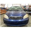 Image 6 : PARKSVILLE- 2006 TOYOTA COROLLA 299,999 KMS BLUE FRONT WHEEL DRIVE - B640130