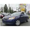 Image 1 : DUNCAN -- 2010 HYUNDAI ELANTRA, BLUE, 160195 KMS, FRONT WHEEL DRIVE - J027025