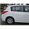 Image 14 : DUNCAN -- 2009 NISSAN VERSA S, "NO RESERVE" WHITE, 100956 KM- D377454