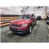Image 3 : PARKSVILLE - 2012 JEEP COMPASS, RED, 184079 KMS, FOUR WHEEL DRIVE. NO RESERVE. - B525120