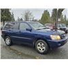 Image 11 : DUNCAN -- 2001 TOYOTA HIGHLANDER, BLUE, 188522 KM
