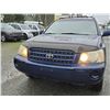 Image 5 : DUNCAN -- 2001 TOYOTA HIGHLANDER, BLUE, 188522 KM