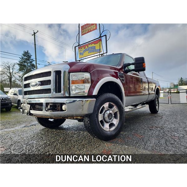 DUNCAN-2008 FORD F350 282997KMS FOUR WHEEL DRIVE D037221