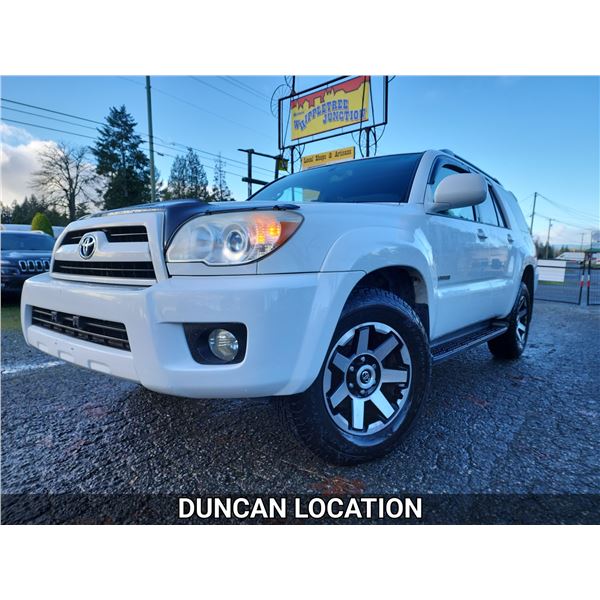 DUNCAN-2006 TOYOTA 4RUNNER 267353KMS FOUR WHEEL DRIVE D079497
