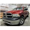 Image 1 : PARKSVILLE - 2012 DODGE RAM 1500 ST, RED, 283599KMS, FOUR WHEEL DRIVE - B339763