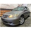 Image 1 : PARKSVILLE - 2004 HONDA CIVIC SI GREY 216036KMS FRONT WHEEL DRIVE - B912021
