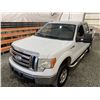 Image 4 : PARKSVILLE - 2009 FORD F150, WHITE, 203700KMS, 4WD - DB29189