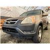Image 2 : PARKSVILLE - 2002 HONDA CRV, GOLD, 337493 KMS, FOUR WHEEL DRIVE. - B815561