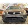 Image 5 : PARKSVILLE - 2002 HONDA CRV, GOLD, 337493 KMS, FOUR WHEEL DRIVE. - B815561