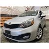 Image 1 : PARKSVILLE - 2012 KIA RIO LX, SILVER, 283646 KMS, FRONT WHEEL DRIVE. - D073639