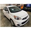 Image 10 : PARKSVILLE - 2017 NISSAN MICRA, WHITE, 113016 KMS, FRONT WHEEL DRIVE. - D249939