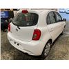 Image 15 : PARKSVILLE - 2017 NISSAN MICRA, WHITE, 113016 KMS, FRONT WHEEL DRIVE. - D249939