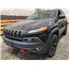 Image 3 : PARKSVILLE - 2016 JEEP TRAILHAWK, BLACK, 205772 KMS, FOUR WHEEL DRIVE. - D354287