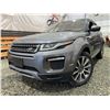 Image 1 : PARKSVILLE - 2016 LAND ROVER RANGE ROVER EVOQUE, GREY, 142508 KMS, ALL WHEEL DRIVE. - D143352