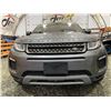 Image 5 : PARKSVILLE - 2016 LAND ROVER RANGE ROVER EVOQUE, GREY, 142508 KMS, ALL WHEEL DRIVE. - D143352