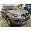 Image 9 : PARKSVILLE - 2016 LAND ROVER RANGE ROVER EVOQUE, GREY, 142508 KMS, ALL WHEEL DRIVE. - D143352