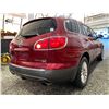 Image 14 : PARKSVILLE - 2010 BUICK ENCLAVE, RED, 141541 MILES KMS, ALL WHEEL DRIVE. - B158168