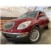 Image 1 : PARKSVILLE - 2010 BUICK ENCLAVE, RED, 141541 MILES KMS, ALL WHEEL DRIVE. - B158168