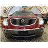 Image 5 : PARKSVILLE - 2010 BUICK ENCLAVE, RED, 141541 MILES KMS, ALL WHEEL DRIVE. - B158168